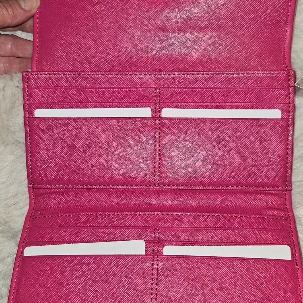 Coach Monogram Signature Pink Wallet. NWT - Picture 4 of 7